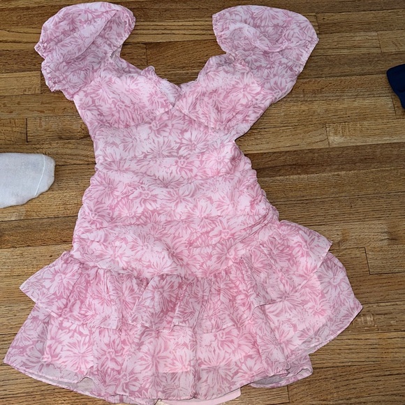 Selfie Leslie Pink Floral Dress - Picture 2 of 4